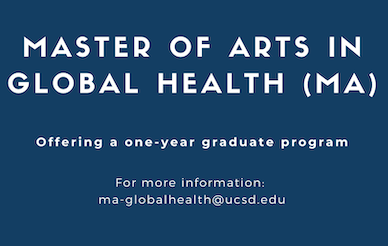 Masters of Arts Global Health Photo